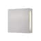 Z-Lite Quadrate 2 Light Outdoor Wall Sconce, Silver & Sand-blast glass 572B-SL-LED - alternate 4
